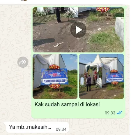 Pengiriman Karangan Bunga Rungkut Tengah Gunung Anyar
